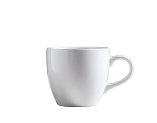 Obraz premium White coffee mug isolated transparent background