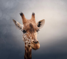 Portrait de Girafe , interprétation personnelle © Gilles-Barattini