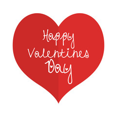 Happy Valentine's Day on 14 February. Valentine's Day vector illustration, poster, flyer, social media post, icon, sign/symbol, or logo.