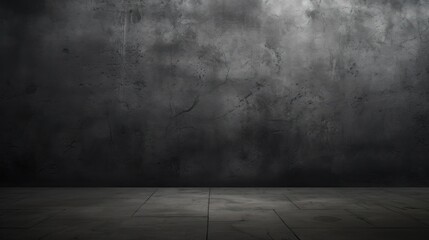 Modern dark black concrete wall Dark concrete floor or grunge stone texture background. old grunge...
