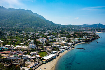 Obraz premium Town of Chiaia on Ischia Island - Italy