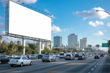 big billboard in the city