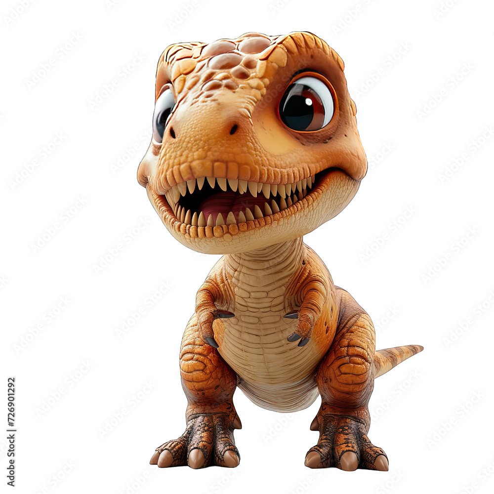 Poster Trex Cute Cartoon