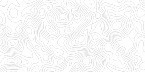 Abstract background with waves Geographic mountain relief. Abstract lines background. Contour maps. Vector illustration, Topo contour map on white background, Topographic contour lines.