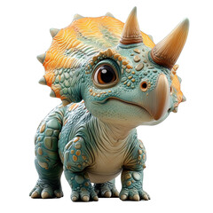 Fototapeta premium Triceratops Cute Cartoon
