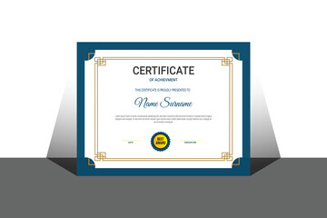 Elegant certificate template
