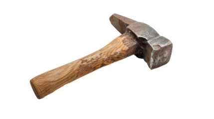 traditional hammer tool, transparent background, Ai generated Images