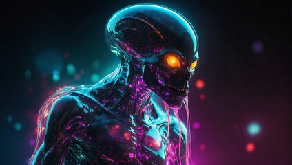 ghostly alien HD wallpaper download