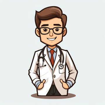 recommend clip art: doctor cartoon character