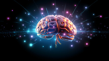 Fototapeta premium Creative and exciting concepts, bursting with great knowledge and creativity