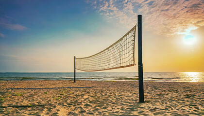 beach volleyball net