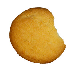bite of cookie isolated element