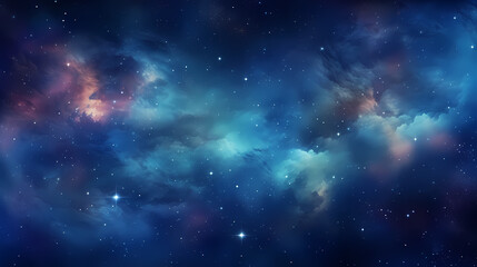 Obraz premium Sparkling starry night sky background