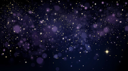 Obraz premium Sparkling starry night sky background