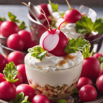 yogurt with fruit and charry