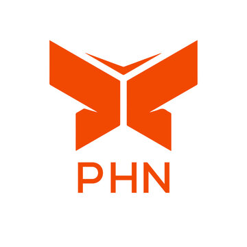 PHN Letter logo design template vector. PHN Business abstract connection vector logo. PHN icon circle logotype.

