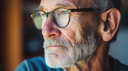 Man wearing glasses, profile picture.