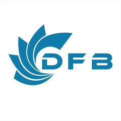 DFB letter design. DFB letter technology logo design on a white background. DFB Monogram logo design for entrepreneur and business