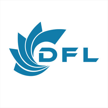 DFL letter design. DFL letter technology logo design on a white background. DFL Monogram logo design for entrepreneur and business