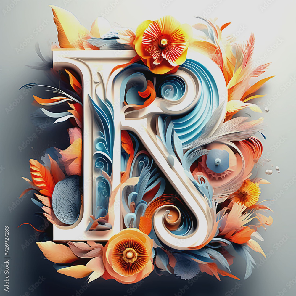 Fototapete unleash creativity: typography and lettering art to make your imagination soar and create breathtaki
