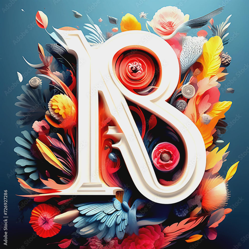 Fototapete unleash creativity: typography and lettering art to make your imagination soar and create breathtaki