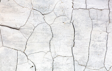 Cracked concrete as an abstract background. Texture
