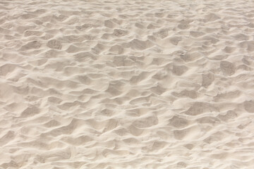 White sand in the desert as an abstract background. Texture
