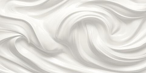 Wavy Lines on a White Canvas Creating an Abstract and Dynamic Pattern