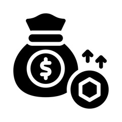 expensive glyph icon