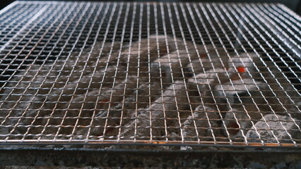 Japanese charcoal grill mesh barbecue