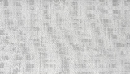 White fabric cloth texture background, seamless pattern of natural textile