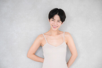 アジア人（日本人）の若い女性のビューティーイメージ