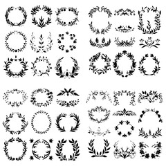 wreath svg, wreath png, wreath frame, frame svg, frame illustration, wreath illustration, frame, vector, vintage, floral, design, decoration, pattern, ornament, border, illustration, flower, ornate,