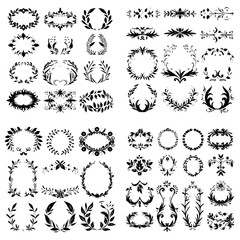 wreath svg, wreath png, wreath frame, frame svg, frame illustration, wreath illustration, frame, vector, vintage, floral, design, decoration, pattern, ornament, border, illustration, flower, ornate,