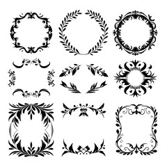 wreath svg, wreath png, wreath frame, frame svg, frame illustration, wreath illustration, frame, vector, vintage, floral, design, decoration, pattern, ornament, border, illustration, flower, ornate,