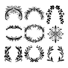 wreath svg, wreath png, wreath frame, frame svg, frame illustration, wreath illustration, frame, vector, vintage, floral, design, decoration, pattern, ornament, border, illustration, flower, ornate, a