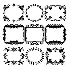 wreath svg, wreath png, wreath frame, frame svg, frame illustration, wreath illustration, frame, vector, vintage, floral, design, decoration, pattern, ornament, border, illustration, flower, ornate, a