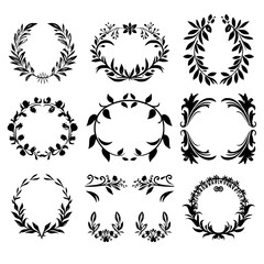 wreath SVG, wreath png, wreath frame, frame svg, frame illustration, wreath illustration, frame, vector, vintage, floral, design, decoration, pattern, ornament, border, illustration, flower, ornate