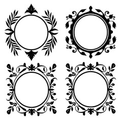 wreath SVG, wreath png, wreath frame, frame svg, frame illustration, wreath illustration, frame, vector, vintage, floral, design, decoration, pattern, ornament, border, illustration, flower, ornate