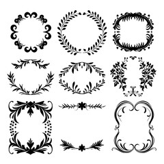 wreath SVG, wreath png, wreath frame, frame svg, frame illustration, wreath illustration, frame, vector, vintage, floral, design, decoration, pattern, ornament, border, illustration, flower, ornate