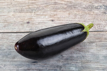 Raw ripe eggplant for cooking