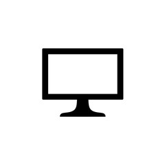 lcd tv monitor icon Illustration 