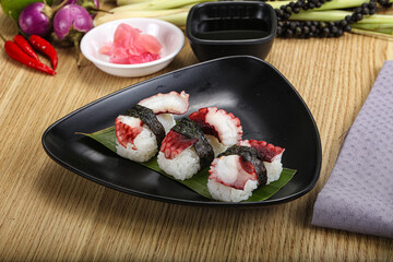 Japanese cuisine - sushi with octopus