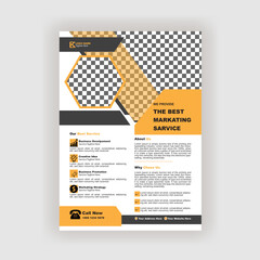 Creative professional flyer design template, corporate flyer design template.