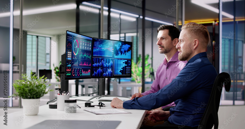 Poster KPI Business Analytics Data Dashboard