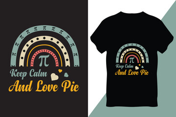 Pi Day T-Shirt Design Vector