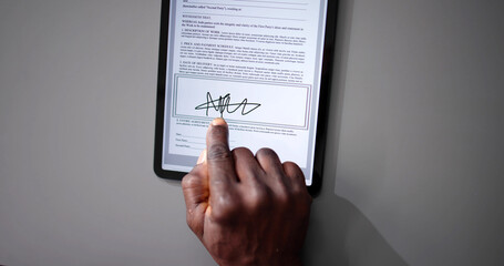 Digital Signature On Contract Document Online