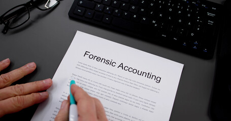 Forensic Accountant Financial Audit - obrazy, fototapety, plakaty