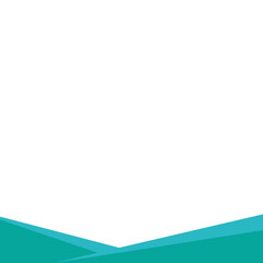Obraz premium Geometric Footer