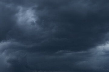 Closeup shot of storm clouds - obrazy, fototapety, plakaty
